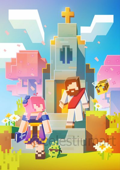 I Met Jesus on Minecraft key art