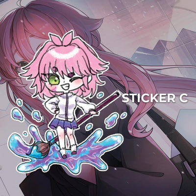 Celestium by Soraryse Sticker, Waterproof Vinyl Sticker - Cute VTuber Sticker for Laptops, Journal, etc