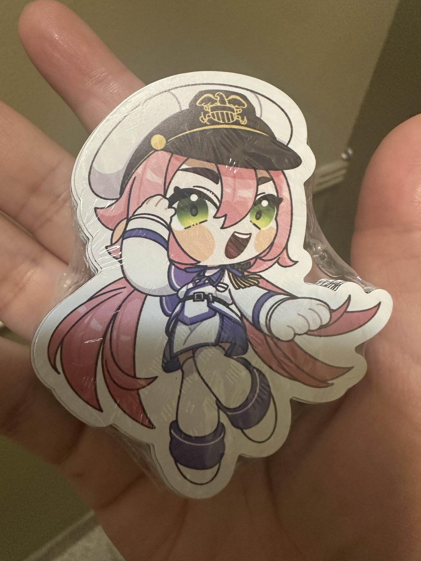 Cute Indie VTuber Celestium 3" Magnet - Chibi Christian VTuber, Cute Kawaii Fridge Magnet