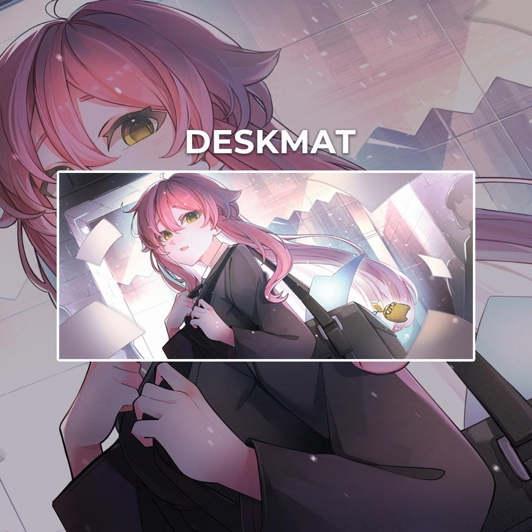Celestium Indie VTuber Mouse Pad - XXL Desk Mat - Christian VTuber Themed Decor Celestium
