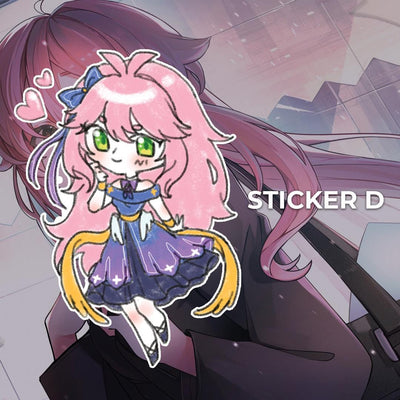 Celestium by Soraryse Sticker, Waterproof Vinyl Sticker - Cute VTuber Sticker for Laptops, Journal, etc