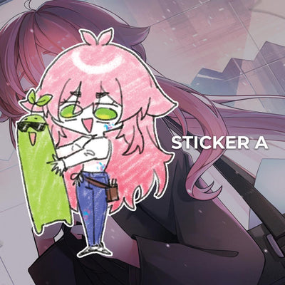 Celestium by Soraryse Sticker, Waterproof Vinyl Sticker - Cute VTuber Sticker for Laptops, Journal, etc