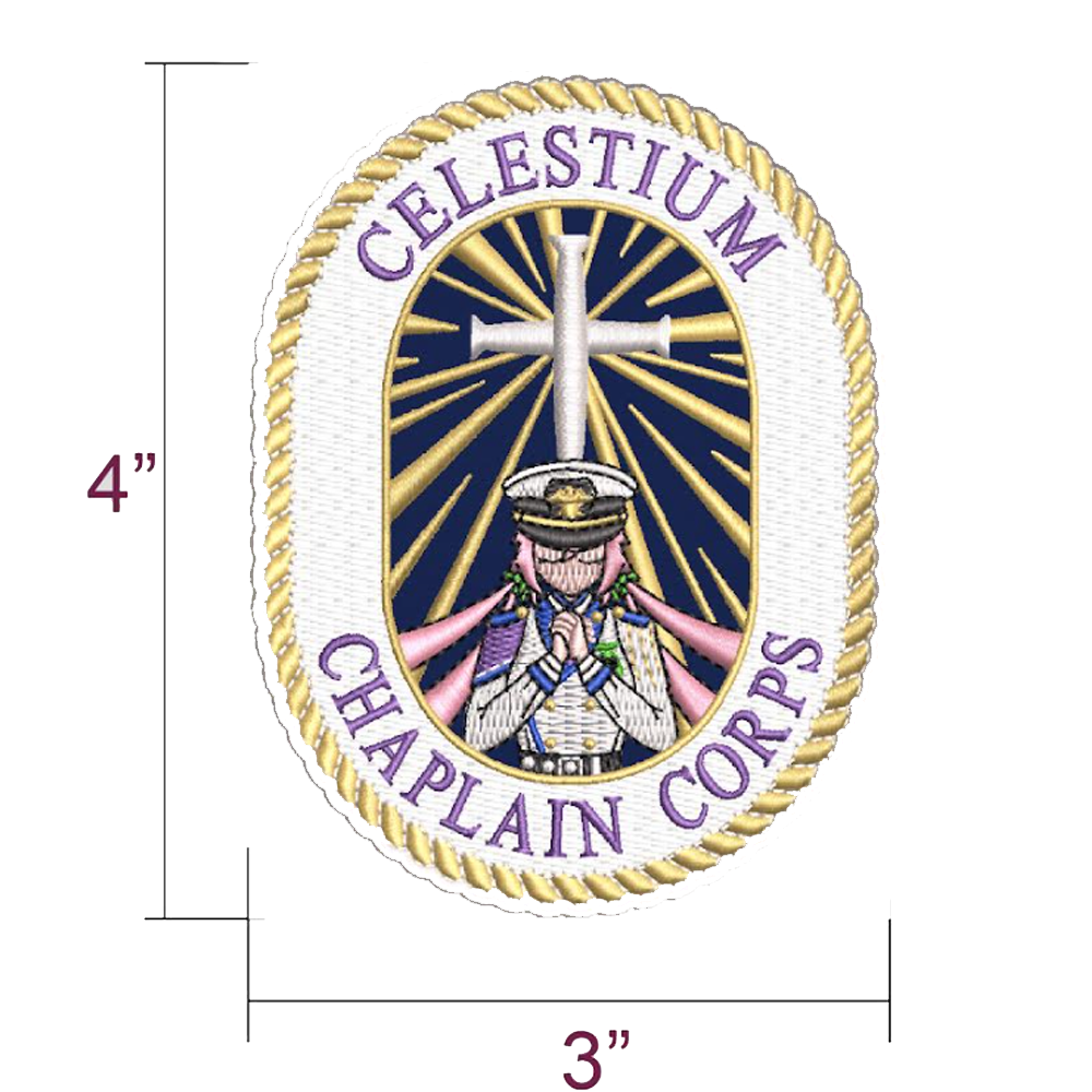Celestium Chaplain Corps Velcro Patch