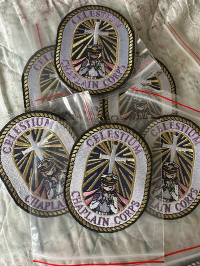 Celestium Chaplain Corps Velcro Patch